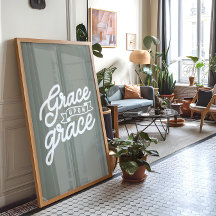Sage Christelijke quote Genade op genade