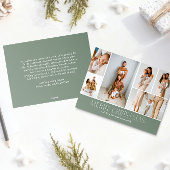 SAGE Christmas Elegant 6 Collage Fotobericht Feestdagenkaart