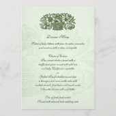 Sage Classic Bloemmandje Menu (Voorkant)