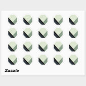 Sage Classic Zomerhuis Ronde Sticker (Vel)