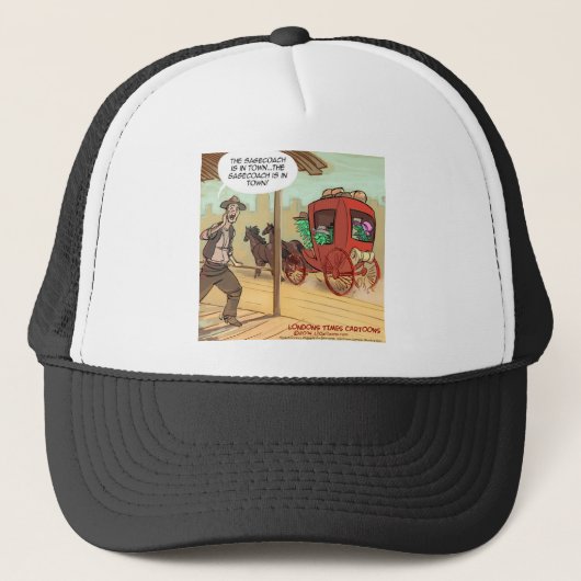 Sage Coach is in de stad Grappig Trucker Pet (Voorkant)