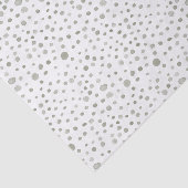 Sage Confetti Waterverf Stippen Tissue Paper Tissuepapier (Detail)