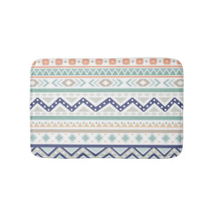 Sage & Coral Native American Pattern Badmat