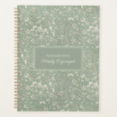 Sage Country Floral Planner (Voorkant)