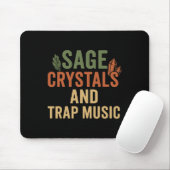 Sage Crystals Trap Muziek Muismat (Met muis)