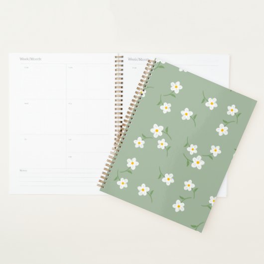 Sage Daisy Dagelijkse Planner | Botanische Organis (Display)