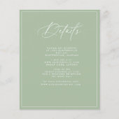 Sage Details Kaart (Voorkant)