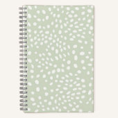 Sage Dotted Delight Notitieboek (Voorkant)