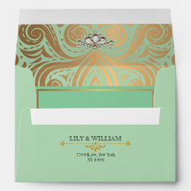 Sage Elegante Artdeco Diamant Gouden Trouwring