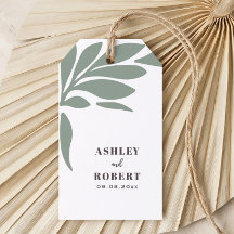 Sage en Blush Tropisch Abstract Bloem Bruiloft
