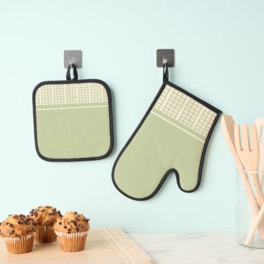 Sage en crème ovenwant & pannenlap set (Insitu(Ophanging))