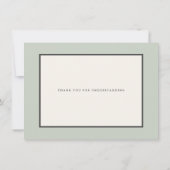 Sage en Ivory - Nieuwe planning uitgestelde gebeur Kaart (Achterkant)