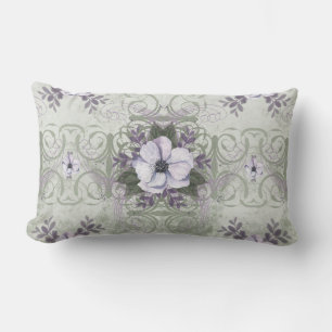 Sage en Lavender  Floral Sierkussen Kussen