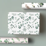 Sage- en olijfgroene EucalyptusWaterverf Inpakpapier Vel<br><div class="desc">Eucalyptus wrapping paper is elegant en tijdloos. Dit prachtige groene collectie is uitstekend voor trouwdouches,  verjaardagen,  baby showers en Kerstmis.</div>