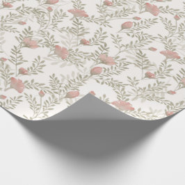 Sage- en rasterpapier voor de Waterverf van Floral Cadeaupapier