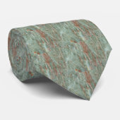 Sage en Rust Marble Stropdas (Opgerold)