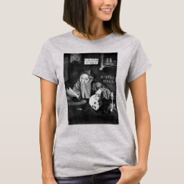 Sage en schedel Cogita Mori T-shirt
