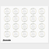 Sage en Seringenschuur Baby Sprinkle Ronde Sticker (Vel)
