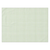 Sage en White Buffalo Plaid Gingham Tafelkleed (Voorkant (Horizontaal))