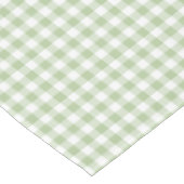 Sage en White Buffalo Plaid Gingham Tafelkleed (Gekanteld)