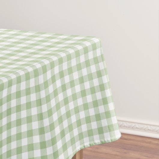 Sage en White Buffalo Plaid Gingham Tafelkleed (Voorbeeld)