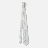 Sage en witte marmer met Diamond Monogram Stropdas (Achterkant)