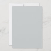 Sage Ethereal Garland Bruiloft Kaart (Achterkant)