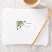 Sage Eucalyptus ADRESETIKETTEN Etiket (Insitu)