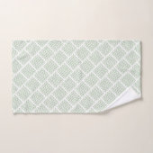 SAGE EUCALYPTUS GRID PATRON BATHROOM TOWEL SET BAD HANDDOEK (Handdoek)