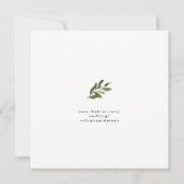 Sage Eucalyptus Wedding Save the Date (Achterkant)