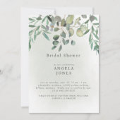 Sage Eucalyptus Wedding Vrijgezellenfeest Kaart (Voorkant)