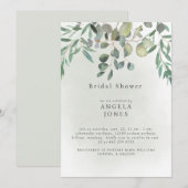 Sage Eucalyptus Wedding Vrijgezellenfeest Kaart (Voorkant / Achterkant)