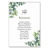 Sage Eucalyptus Woodland Wedding Kaart (Voorkant)