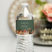 Sage Fall Wedding Waterfles Etiket