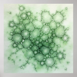 Sage Fenestrated Lichen Poster