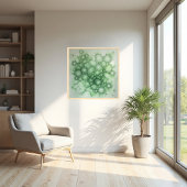 Sage Fenestrated Lichen Poster