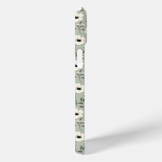 Sage Floral Case-Mate iPhone Case (Achterkant / Rechts)