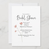 Sage Floral Waterverf Bridal Shower Kaart (Voorkant)