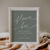 SAGE Flower Bar, maak je Bouquet-teken Poster