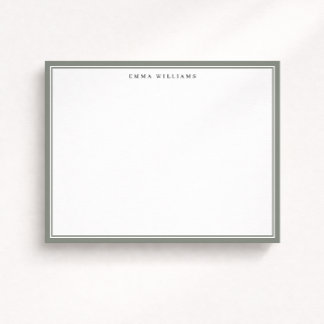 Sage Frame Note Card Kaart