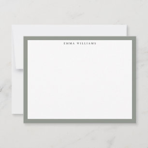 Sage Frame Notitiekaart Kaart
