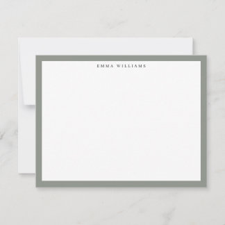 Sage Frame Notitiekaart Kaart