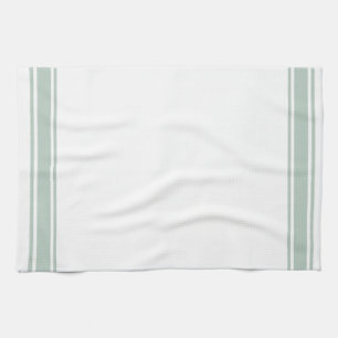 Sage Franse stijl Stripe Kitchen Tea Towel Theedoek
