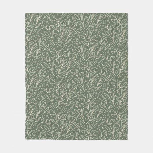 Sage Garden Fleece Deken (Voorkant)