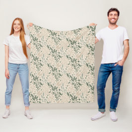 Sage Garden Fleece Deken