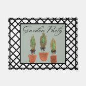 Sage Garden Topiary Rug Mat Doormat (Voorkant)