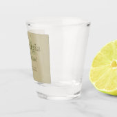 Sage gepersonaliseerd bruidsmeisje shotglas shot glas (Rechts)