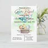 Sage Geslacht Onthul Dierensafari in een Hete Luch Kaart (Staand voorkant)