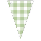 Sage Gingham Country Wedding Vlaggetjes (Derde vlag)