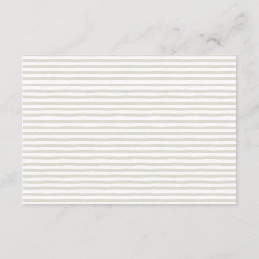 Sage Gingham Silly Goose Diapper Raffle Informatiekaartje (Achterkant)